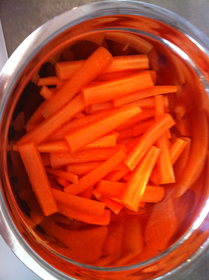 Cored Carrots