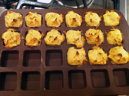 Baked Chestnut Puffs
