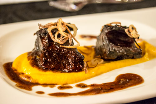 Sous Vide Short Ribs & Sweet Potato Puree