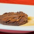 Chocolate Brownie & Sous Vide Creme Anglaise