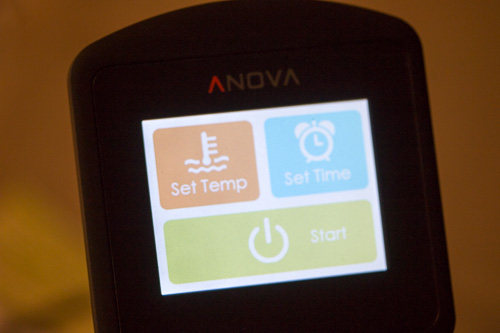 Anova Start Screen