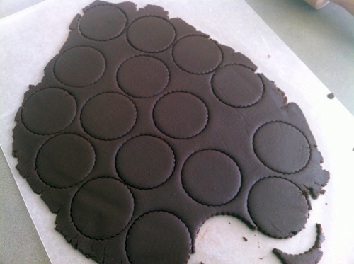 Oreos - Punched Dough