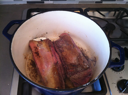 Searing Short Ribs 2