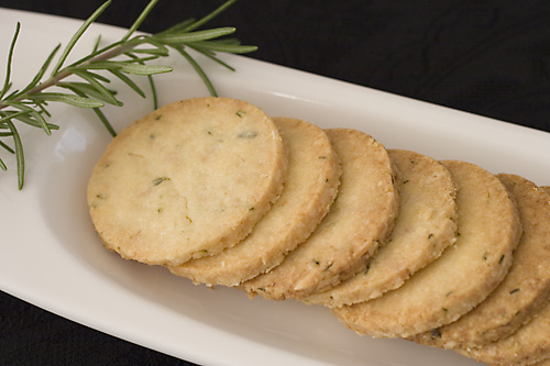 Finished Parmesan Rosemary Cookies