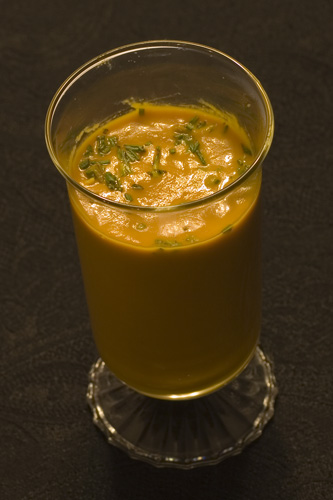 Finished Caramelized Carrot Soup