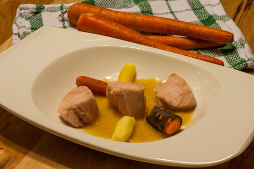 Sous Vide Turkey Breast with Carrots