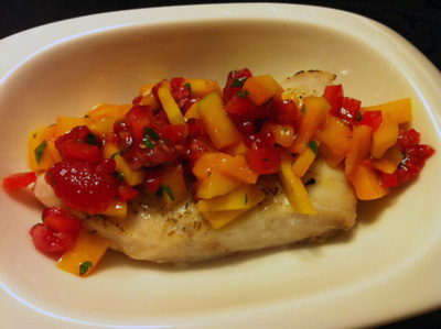 Swordfish & Mango Salsa