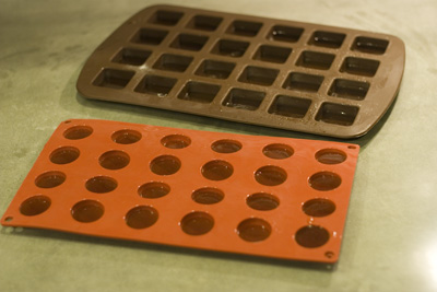 Whiskey Candies in Molds
